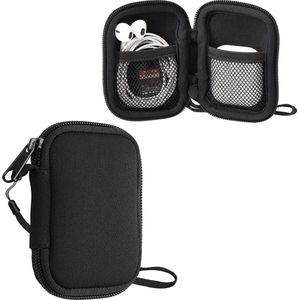 kwmobile - Hoesje voor Draadloze Oordopjes - Neopreen - Zwart