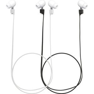 kwmobile 2x magnetisch oordopjes koord - geschikt voor Apple Airpods 1 / 2 / 3 / Pro 1 / Pro 2 - 80 cm - Voor draadloze oordoppen tegen verlies