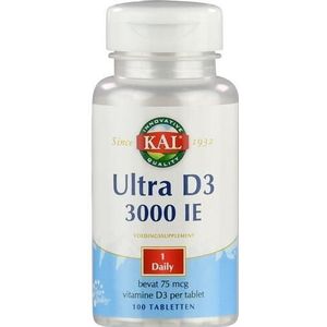 Vitamine D3 - 75 Mcg - 120 Tabletjes