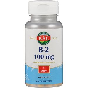 Kal - Vitamine B2 - 100mg Tabletten
