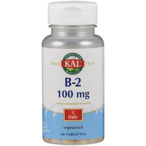Kal - Vitamine B2 - 100mg Tabletten