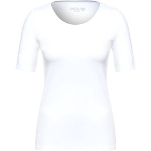 CECIL T-Shirt Style Lena mit klassischem Rundhalsausschnitt