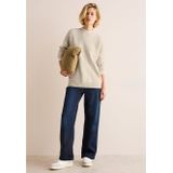 Cecil - Gebreide Trui - Beige - Met Structuurmix