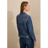 Mid Blue Wash - Jack - 4 Zakken - Knoopsluiting - Met Borstzakken