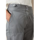 Capri Broek - Obelisk Grey - Knoopdetails - Steekzakken