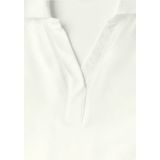 Cecil Piquée poloshirt voor dames, Vanilla White, M