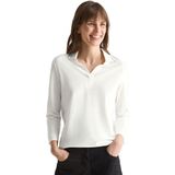 Cecil Piquée poloshirt voor dames, Vanilla White, M