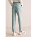 Cecil - Tracey - Broek - Groen - Katoenmix met Stretch