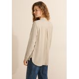 Blouse - Pearl Beige - Knoopsluiting - Lange Mouwen - Normale Kraag