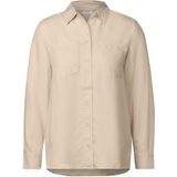 Blouse - Pearl Beige - Knoopsluiting - Lange Mouwen - Normale Kraag