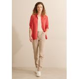 Cecil - Gewassen Blouse - Oranje - Dames