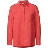 Cecil - Gewassen Blouse - Oranje - Dames