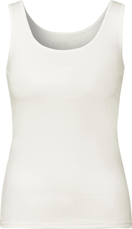CECIL - Basic Top - Effen - Katoen