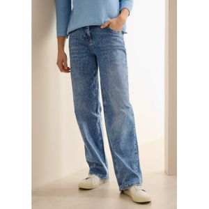 Cecil - B378809 - Damesjeans - Lichtblauw Gewassen - Brede Pijpen