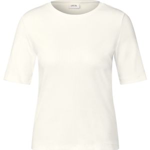 Shirt - Effen - Normale Pasvorm - Halve Mouw - Ronde Hals