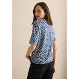 Cecil Print-Shirt mit Minimalprint und Knopfdetail