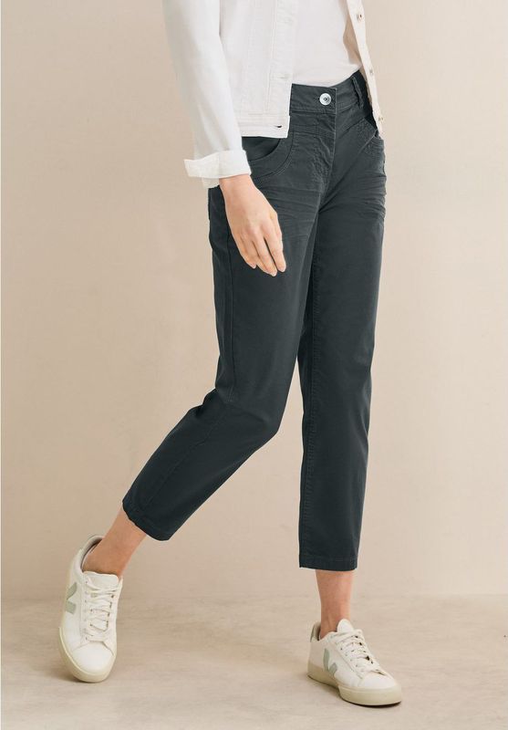 CECIL - Scarlett - Broek - Gewassen Look - Katoenmix met Stretch