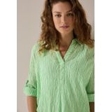 CECIL - Seersucker Blouse - Gestreept - Katoenmix - Casual Look
