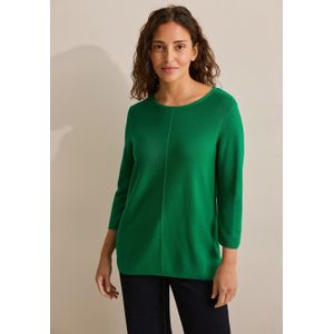 CECIL Gestructureerde trui, kaki, S, Khaki (stad), S