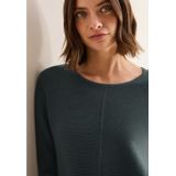 CECIL - Gebreide Trui - Zacht - Katoenmix - Ronde Hals - 3/4 Mouwen