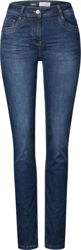 CECIL - Toronto - Jeans - Blauw - Katoenmix met Stretch