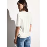 Cecil Dames Shirt in tuniek-look in Wit, Gr: M