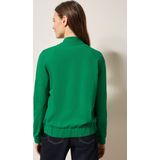 Cecil - B323064 Damesvest - Khaki - Sweatvest