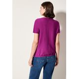 Cecil - Overhemd - Pink - Textuur - Korte Mouwen