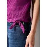 Cecil - Overhemd - Pink - Textuur - Korte Mouwen