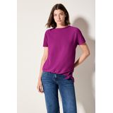 Cecil - Overhemd - Pink - Textuur - Korte Mouwen