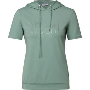 Vesten - Capuchon - Katoen - Normale Pasvorm - Kwartmouw - Tekst Print