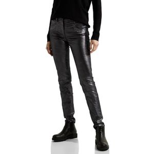 Cecil Casual broek voor dames, Metallic Zilver