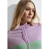 Cecil Dames Shirt met blokstrepen in Groen|Paars, Gr: L