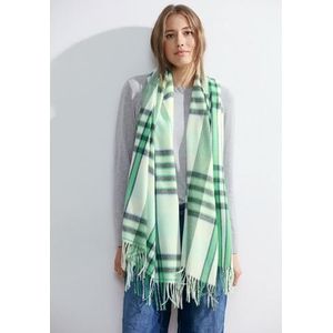 Cecil B572381 geruite sjaal voor dames, Celery Green
