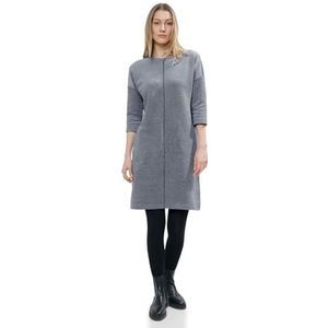 Cecil Fine Stripe Knit Dress Jurk voor dames, Universeel blauw, L