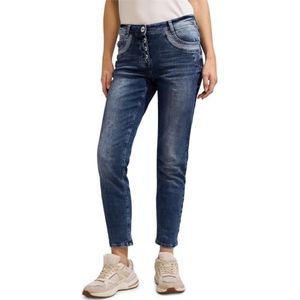 Cecil Casual fit jeans voor dames, Mid Blue Used Wash, 32