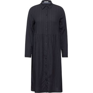 Cecil Dames Jurk met strepenstructuur in Blauw, Gr: L