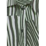 CECIL - Gestreepte Blouse - Korte Mouwen - Viscose - Casual en Chique