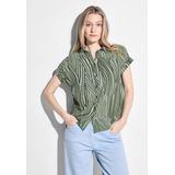 CECIL - Gestreepte Blouse - Korte Mouwen - Viscose - Casual en Chique