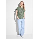 CECIL - Gestreepte Blouse - Korte Mouwen - Viscose - Casual en Chique