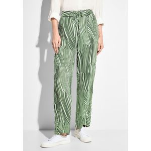 Cecil Dames Broek met wijde pijpen in Groen, Gr: XXL