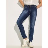 Jeans - Mid Blue Wash - Casual Fit - Riemlussen - Steekzakken