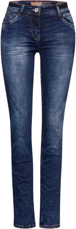 Jeans - Mid Blue Wash - Casual Fit - Riemlussen - Steekzakken