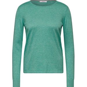 Cecil -NOS Round Neck Pullover-Dames Trui-Adriatic Green Melange