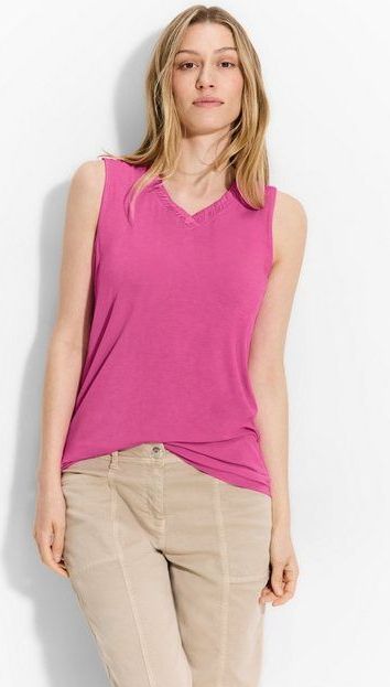 Cecil - B321520 - Jersey Top - Bloomy Pink