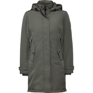 Cecil - Sportieve Parka - Dames Jas - Golden Khaki - Afneembare Capuchon