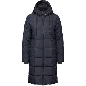 Cecil Square Quilted Coat - Dames Jas - Dark Navy Blue