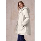 Cecil Teddy Mix Coat - Dames Jas - Vanilla White - maat L