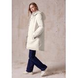 Cecil Teddy Mix Coat - Dames Jas - Vanilla White - maat L