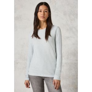 Cecil - Dames Shirt - Groen - Geribbelde Structuur